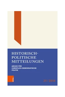 Abbildung von Brechenmacher / Buchstab | Historisch-politische Mitteilungen | 1. Auflage | 2019 | beck-shop.de