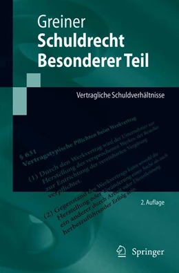 Abbildung von Greiner | Schuldrecht Besonderer Teil | 2. Auflage | 2019 | beck-shop.de