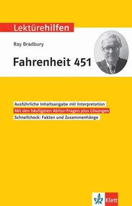Abbildung von Lektürehilfen Ray Bradbury Fahrenheit 451 | 1. Auflage | 2019 | beck-shop.de
