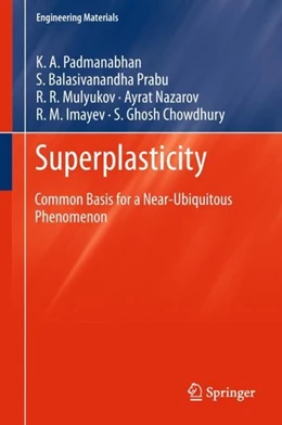 Abbildung von Padmanabhan / Balasivanandha Prabu | Superplasticity | 1. Auflage | 2018 | beck-shop.de