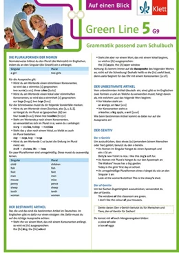 Abbildung von Green Line 5 G9 Klasse 9 Auf einen Blick. Grammatik passend zum Schulbuch | 1. Auflage | 2019 | beck-shop.de