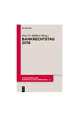Abbildung von Mülbert | Bankrechtstag 2018 | 1. Auflage | 2019 | beck-shop.de