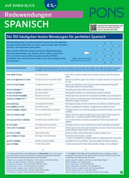 Abbildung von PONS Redewendungen Spanisch auf einen Blick | 1. Auflage | 2019 | beck-shop.de
