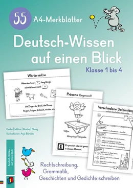 Abbildung von 55 A4-Merkblätter Deutsch-Wissen auf einen Blick - Klasse 1 bis 4 | 1. Auflage | 2019 | beck-shop.de