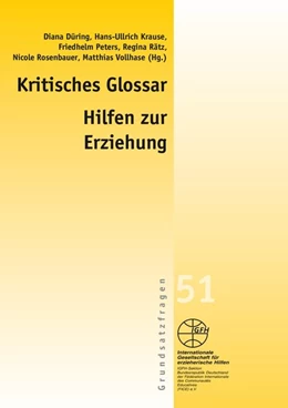Abbildung von Kritisches Glossar der Hilfen zur Erziehung | 1. Auflage | | beck-shop.de