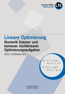 Abbildung von Rannacher | Lineare Optimierung | 1. Auflage | 2018 | beck-shop.de