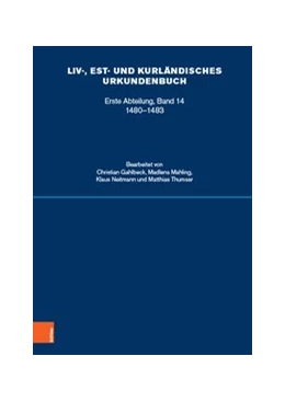 Abbildung von Liv-, Est- und Kurländisches Urkundenbuch | 1. Auflage | 2020 | beck-shop.de