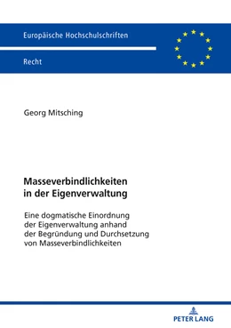 Abbildung von Mitsching | Masseverbindlichkeiten in der Eigenverwaltung | 1. Auflage | 2018 | 6055 | beck-shop.de