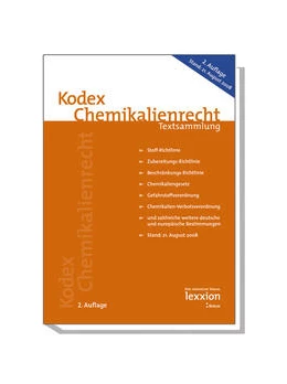 Abbildung von Kodex Chemikalienrecht | 2. Auflage | 2008 | beck-shop.de