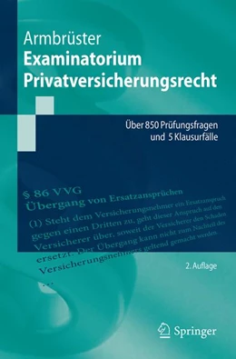 Abbildung von Armbrüster | Examinatorium Privatversicherungsrecht | 2. Auflage | 2019 | beck-shop.de