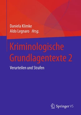 Abbildung von Klimke / Legnaro | Kriminologische Diskussionstexte I | 1. Auflage | 2022 | beck-shop.de