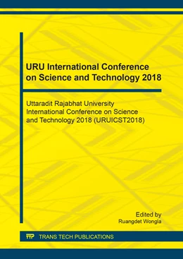 Abbildung von Wongla | URU International Conference on Science and Technology 2018 | 1. Auflage | 2019 | Volume 886 | beck-shop.de