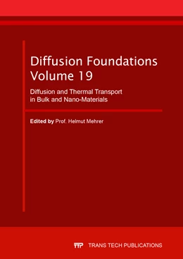 Abbildung von Mehrer | Diffusion and Thermal Transport in Bulk and Nano-Materials | 1. Auflage | 2019 | Volume 19 | beck-shop.de