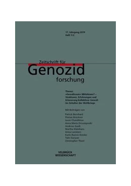 Abbildung von Brehl / Platt | Zeitschrift für Genozidforschung: Gewaltraum Mittelmeer? | 1. Auflage | 2019 | beck-shop.de