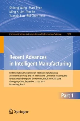 Abbildung von Wang / Price | Recent Advances in Intelligent Manufacturing | 1. Auflage | 2018 | beck-shop.de