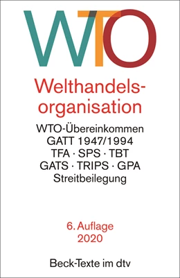 Abbildung von Welthandelsorganisation: WTO | 6. Auflage | 2020 | 5752 | beck-shop.de
