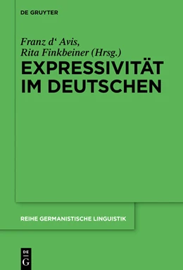 Abbildung von Avis / Finkbeiner | Expressivität im Deutschen | 1. Auflage | 2019 | 318 | beck-shop.de