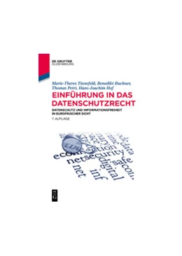 Abbildung von Tinnefeld / Buchner | Einführung in das Datenschutzrecht | 7. Auflage | 2019 | beck-shop.de