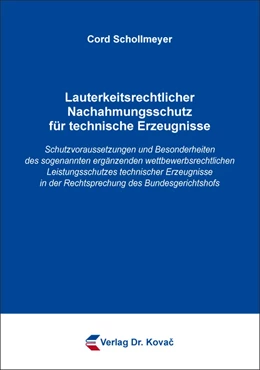 Abbildung von Schollmeyer | Lauterkeitsrechtlicher Nachahmungsschutz für technische Erzeugnisse | 1. Auflage | 2019 | 151 | beck-shop.de