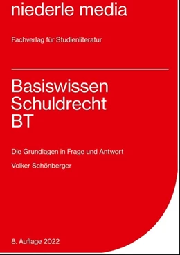 Abbildung von Schönberger | Basiswissen Schuldrecht BT | 1. Auflage | 2022 | beck-shop.de