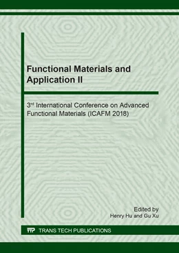 Abbildung von Hu / Xu | Functional Materials and Application II | 1. Auflage | 2019 | Volume 793 | beck-shop.de