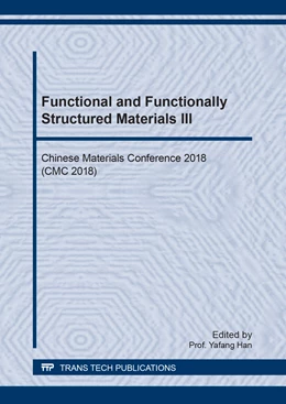 Abbildung von Han | Functional and Functionally Structured Materials III | 1. Auflage | 2019 | Volume 944 | beck-shop.de
