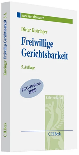 Abbildung von Knöringer | Freiwillige Gerichtsbarkeit | 5. Auflage | 2010 | beck-shop.de