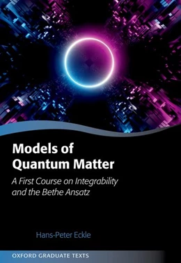 Abbildung von Eckle | Models of Quantum Matter | 1. Auflage | 2019 | beck-shop.de