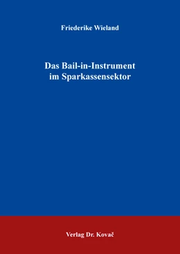 Abbildung von Wieland | Das Bail-in-Instrument im Sparkassensektor | 1. Auflage | 2019 | 23 | beck-shop.de