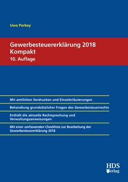 Abbildung von Perbey | Gewerbesteuererklärung 2018 Kompakt | 10. Auflage | 2019 | beck-shop.de