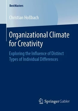 Abbildung von Hoßbach | Organizational Climate for Creativity | 1. Auflage | 2019 | beck-shop.de