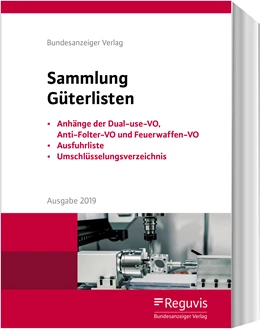 Abbildung von Sammlung Güterlisten - Ausgabe 2019 | 1. Auflage | 2019 | beck-shop.de