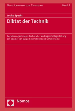 Abbildung von Specht | Diktat der Technik | 1. Auflage | 2019 | beck-shop.de
