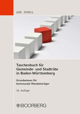 Abbildung von Ade / Zinell | Taschenbuch für Gemeinde- und Stadträte in Baden-Württemberg | 16. Auflage | 2019 | beck-shop.de