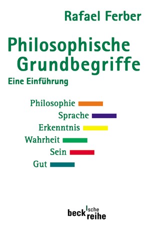 Cover: Rafael Ferber, Philosophische Grundbegriffe 1