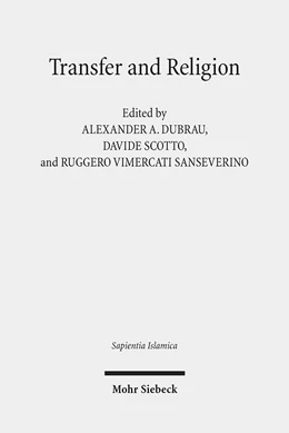 Abbildung von Dubrau / Scotto | Transfer and Religion | 1. Auflage | 2021 | 3 | beck-shop.de