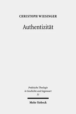 Abbildung von Wiesinger | Authentizität | 1. Auflage | 2019 | 31 | beck-shop.de
