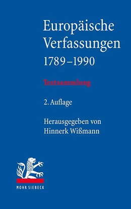 Abbildung von Wißmann (Hrsg.) | Europäische Verfassungen 1789-1990 | 2. Auflage | 2019 | beck-shop.de