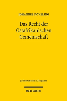 Abbildung von Döveling | Das Recht der Ostafrikanischen Gemeinschaft | 1. Auflage | 2020 | 157 | beck-shop.de