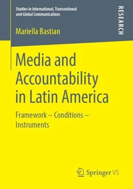 Abbildung von Bastian | Media and Accountability in Latin America | 1. Auflage | 2019 | beck-shop.de