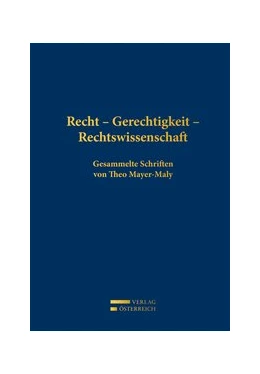 Abbildung von Honsell / Mayer-Maly | Recht - Gerechtigkeit - Rechtswissenschaft | 1. Auflage | 2019 | beck-shop.de