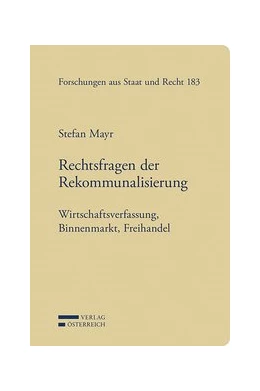 Abbildung von Mayr | Rechtsfragen der Rekommunalisierung | 1. Auflage | 2018 | beck-shop.de