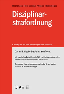 Abbildung von Flachsmann / Fluri | Disziplinarstrafordnung | 6. Auflage | 2022 | beck-shop.de
