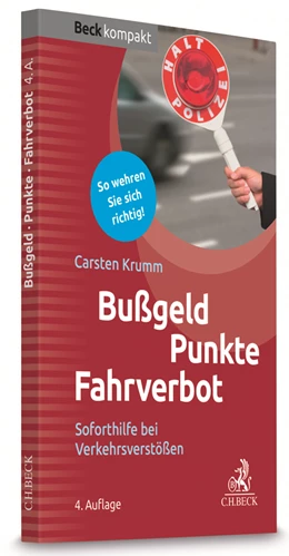 Abbildung von Krumm | Bußgeld, Punkte, Fahrverbot | 4. Auflage | 2019 | beck-shop.de