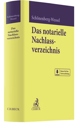 Abbildung von Schönenberg-Wessel | Das notarielle Nachlassverzeichnis | 1. Auflage | 2020 | beck-shop.de