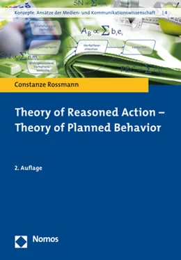 Abbildung von Rossmann | Theory of Reasoned Action - Theory of Planned Behavior | 2. Auflage | 2021 | beck-shop.de