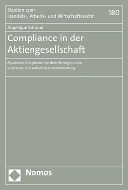 Abbildung von Schraud | Compliance in der Aktiengesellschaft | 1. Auflage | 2019 | 180 | beck-shop.de