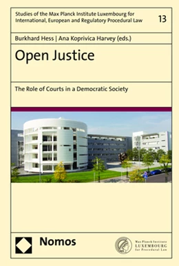 Abbildung von Hess / Koprivica Harvey | Open Justice | 1. Auflage | 2019 | 13 | beck-shop.de