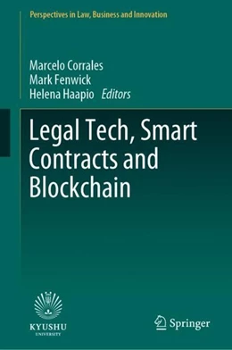Abbildung von Corrales / Fenwick | Legal Tech, Smart Contracts and Blockchain | 1. Auflage | 2019 | beck-shop.de