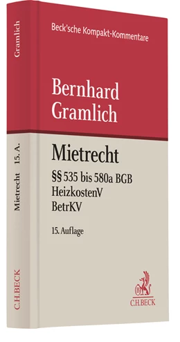 Abbildung von Gramlich | Mietrecht | 15. Auflage | 2019 | beck-shop.de